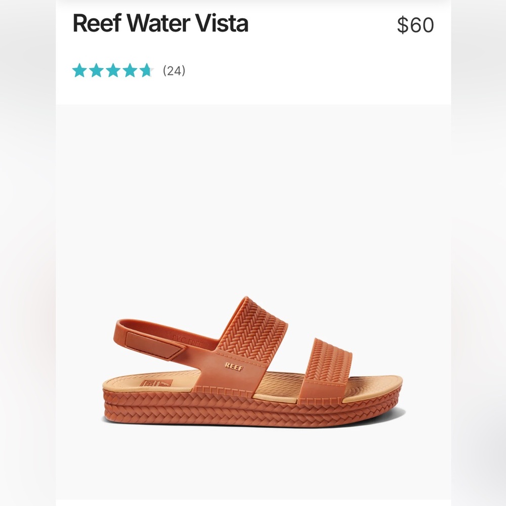 Women’s reef sandals, size 9